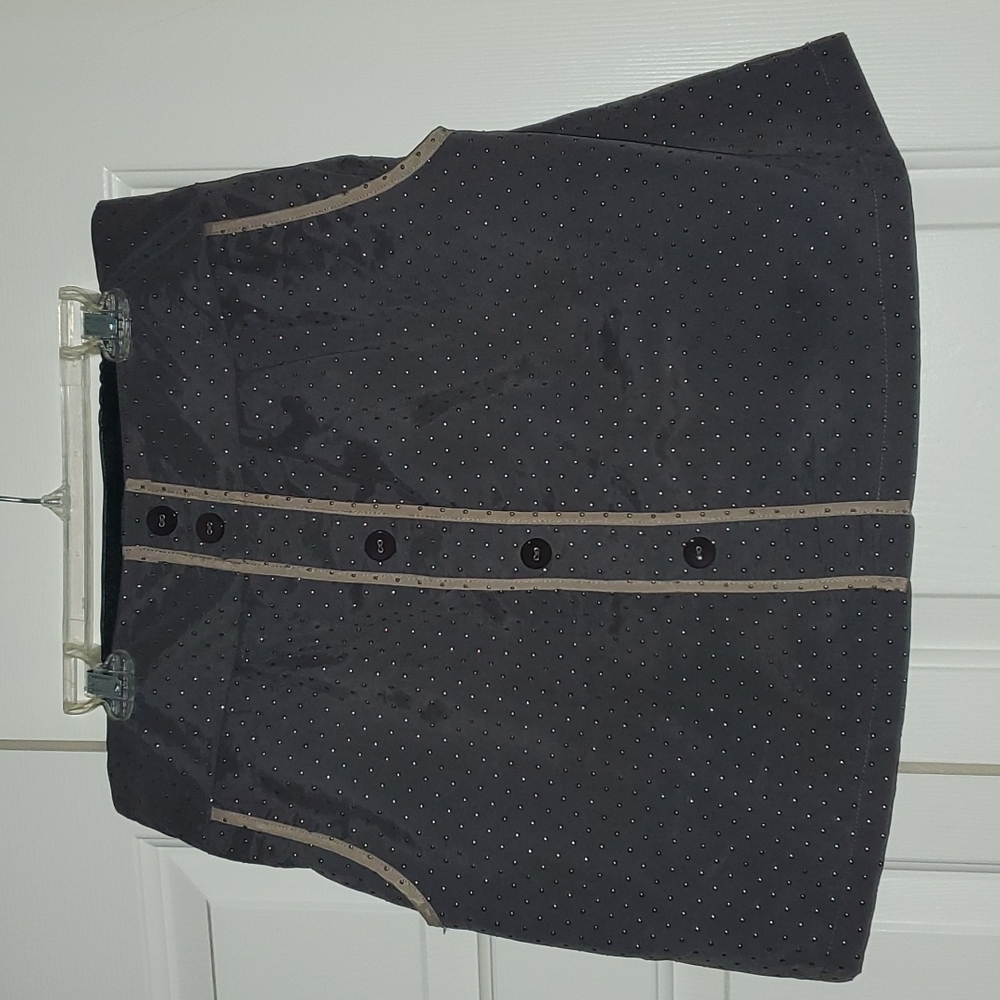 EUC Francesca's Gold Skirt